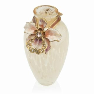 Jay Strongwater Audra Orchid Mini Vase Boudoir Sdh6594 - 281 Brand Nib Save$ F/sh