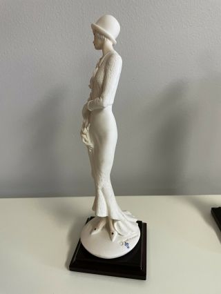Giuseppe Armani Tall Porcelain Figure / Figurine Lady with Flowers 2