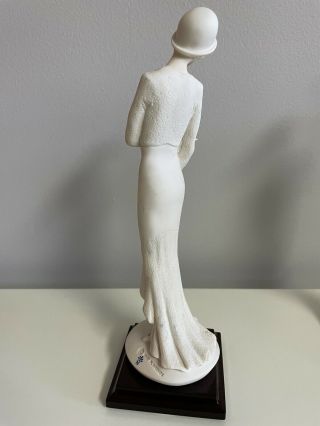 Giuseppe Armani Tall Porcelain Figure / Figurine Lady with Flowers 3