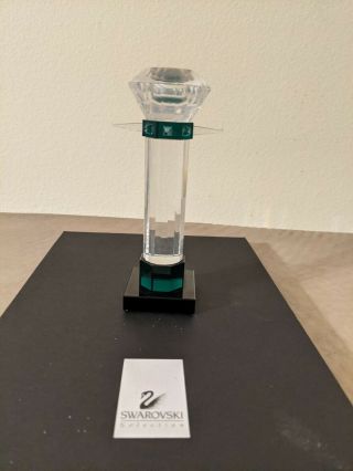 Uranus Swarovski Crystal Candle Holder Set Of 2 - Made In Austria