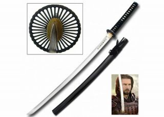 The Last Samurai Hand Forged 41 " Katana Sword With Scabbard Collectible