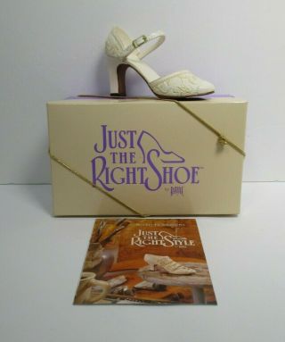 Just The Right Shoe Shower Of Flowers 1999 By Raine Willitts Designs W/box