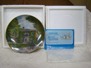 Gorham Southern Landmark Series Fine China Collector Plate " Ashland " Ltd Edition