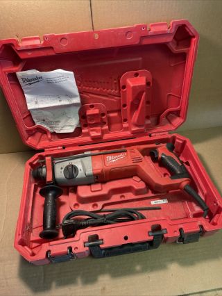 Milwaukee 5262 - 21 — 1” Sds Plus Rotary Hammer Kit W/ Hard Case Rarely