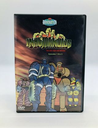 The Inhumanoids: The Evil That Lies Within (1990 Dvd) Rhino Home Video,  Rare Oop