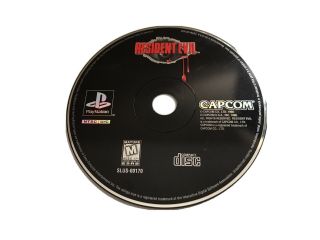 Resident Evil (sony Playstation 1,  1996) Very Rare Black Label Disc Only