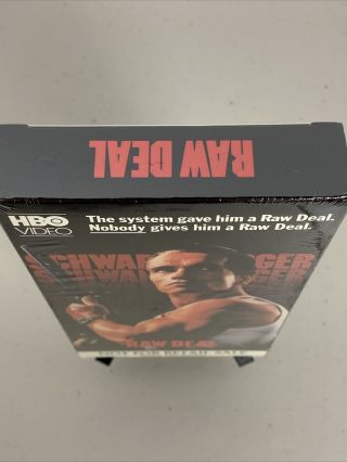 Raw Deal (VHS) Arnold Schwarzenegger Rare HBO Special Gift Edition 3