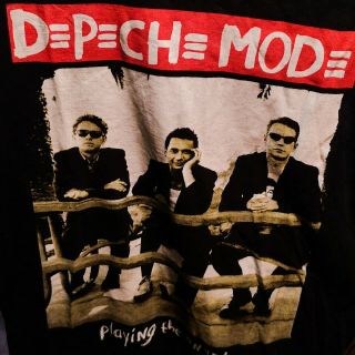 Rare Vintage Depeche Mode T - Shirt Playing The Angel Music Electronic Size M