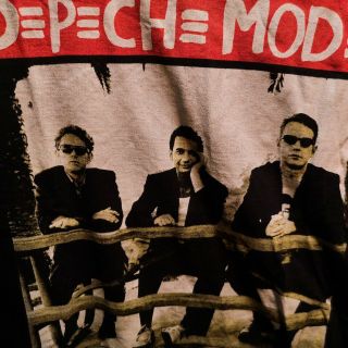 rare vintage Depeche Mode t - shirt Playing The Angel Music electronic Size M 3