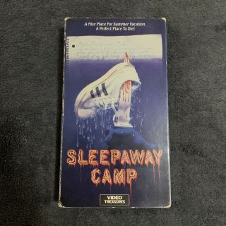 Sleepaway Camp Horror 1984 Video Treasures Vhs Rare Horror