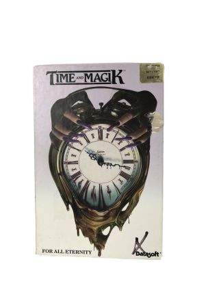 Time And Magik Rare Vintage 1988 Diskette Video Game Commodore 64/128 Datasoft