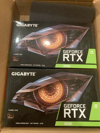 Gigabyte GeForce RTX 3090 TURBO 24GB GDDR6X Rare 2 slot GPU 2