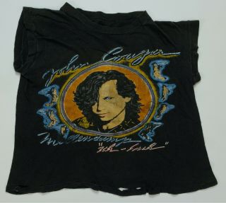 Rare Vtg John Cougar Mellencamp Uh - Huh Album 1983 Tour T Shirt 70s 80s Singer