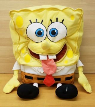 Rare Spongebob Squarepants Large 24 " Stuffed Plush 2001 Mattel Viacom