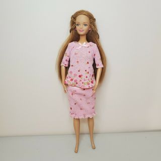 Happy Family Barbie Pregnant Midge,  Baby & Belly Not - Rare Pink Dress