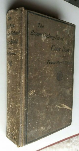 Rare Fannie Merritt Farmer The Boston Cooking School Cook Book Hardcover 1899