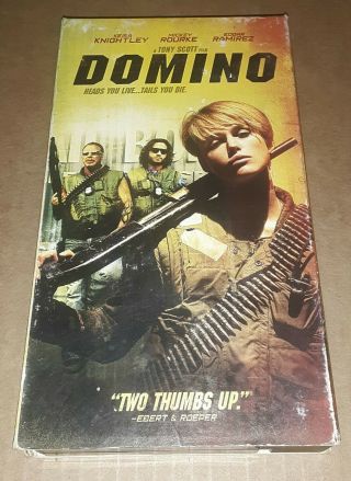 Domino Vhs Tape 2006 Late Era Release Rare Action Movie