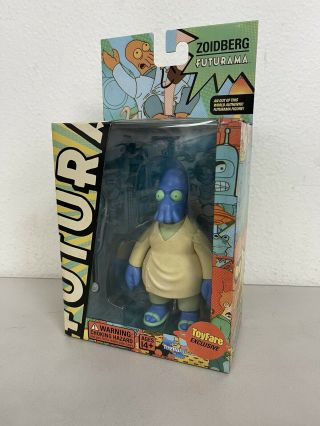 6 " Toynami Futurama - Zoidberg Toyfare Exclusive Action Figure Blue Rare