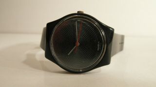 Rare Vintage Mens 1980s Swatch Gb109 Soto 1986 Wrist Watch 1980s 80s