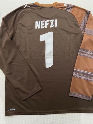 Tunisia National Team Match Worn Shirt Jersey 1 Nefzi Africa Rare 2010 2