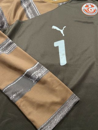 Tunisia National Team Match Worn Shirt Jersey 1 Nefzi Africa Rare 2010 3