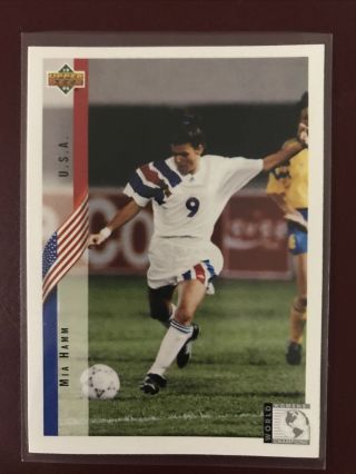 1994 Upper Deck Mia Hamm Usa World Cup Soccer Card No268 Exellent Rare