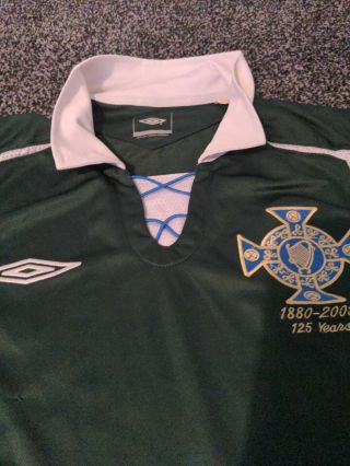 Northern Ireland 125 Years Football Shirt Mens Xxl Umbro 2005 Rare Vintage Top