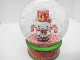 Rare Sanrio Hello Kitty 2003 Snow Globe Marching Band Drum Kawaii? Christmas