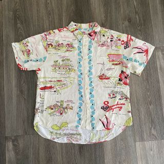 Vintage Jams World Men’s Florida State Map Hawaiian Shirt Rare Size Xl