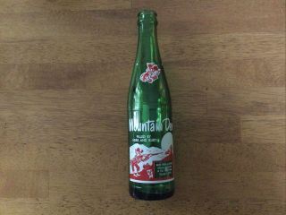 Vintage Mountain Dew 10 Oz.  Bottle,  Filled By Herb & Ruby - Canada “rare” Red Top