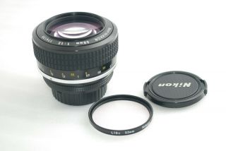 " Rare Near " Nikon Noct - Nikkor 58mm F/1.  2 Ai - S Ais Mf Lens Filter 4047