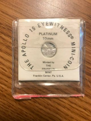 Apollo 15 Eyewitness Mini - Coin Platinum Rare