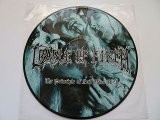 Ultra Rare Cradle Of Filth Principal Picture Disc Album Lp 12 " 2003 Unplayed