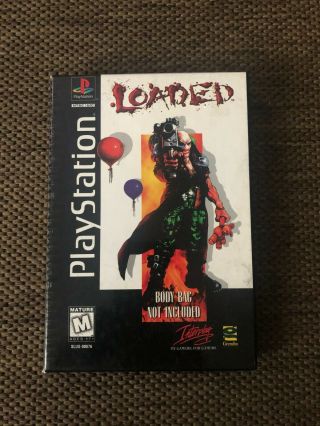 Loaded Ps1 Playstation 1 Long Box Complete Cib - Authentic - Rare