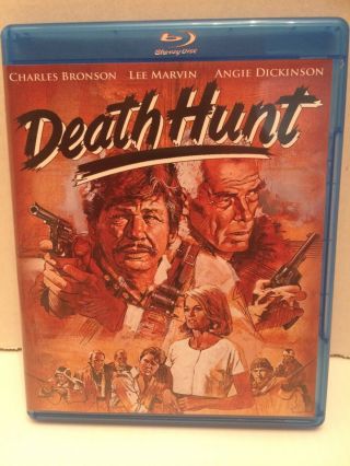Rare Death Hunt Blu Ray Charles Bronson 1981 Action Western Oop