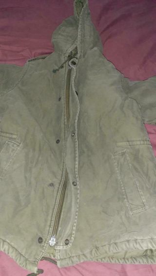 Rare Vintage Military Army Idf Parka Classic Jacket Cold Weather Dubon