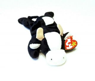 Rare Vintage Ty Beanie Baby " Daisy The Cow " Style 4006