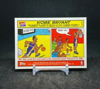 2003 - 04 Topps Bazooka Kobe Bryant Comic Strip 8 Lakers Hof Rare Sp