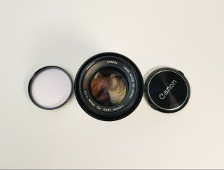 [rare Top Mint] Canon Fd 55mm F1.  2 S.  S.  C.  Aspherical Lens