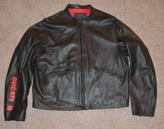 Rare Vintage Ducati Leather Jacket By Dkny Men 