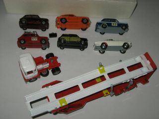 Corgi Toys Gift Set 48 Car Transporter With Six Cars NM Rare Set 5