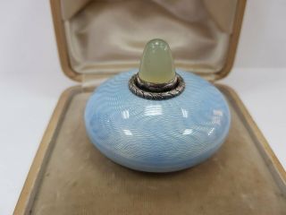 Very rare Russian Imperial silver guilloche enamel bell A.  I.  Sumin 3