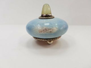 Very rare Russian Imperial silver guilloche enamel bell A.  I.  Sumin 6