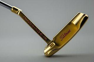 Tiger Woods,  Rare 1/6 Scotty Cameron Circle T Putter With Certificate Ct Gold Pl