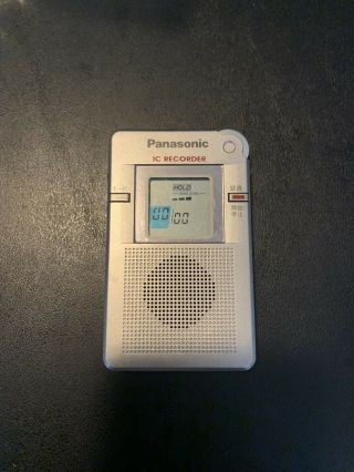 Rare Japanese Model Panasonic Rr - Dr60 Handheld Digital Ic Recorder
