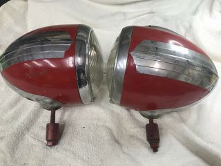 Electroline 2200 Headlights For Ford Hot Rod Or Rat Rod Extremely Rare Scta 1932