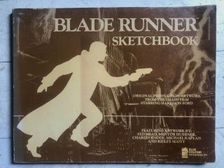" Blade Runner " Sketch Book - Rare And Iconic " Art Of " Book