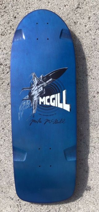 Vintage 1981 Powell Peralta Mike Mcgill Jetfighter Very Rare Skateboard