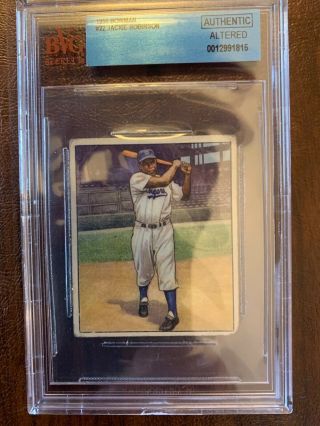 1950 Jackie Robinson Bowman Rare Own A Piece Of History