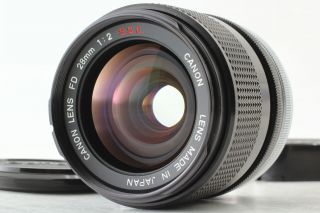 Rare Overhaul [almost Mint] Canon Fd 28mm F2 S.  S.  C.  Ssc Wide Angle From Japan